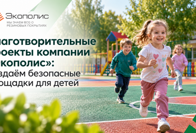 Благотворительные проекты компании «Экополис»: создаём безопасные площадки для детей