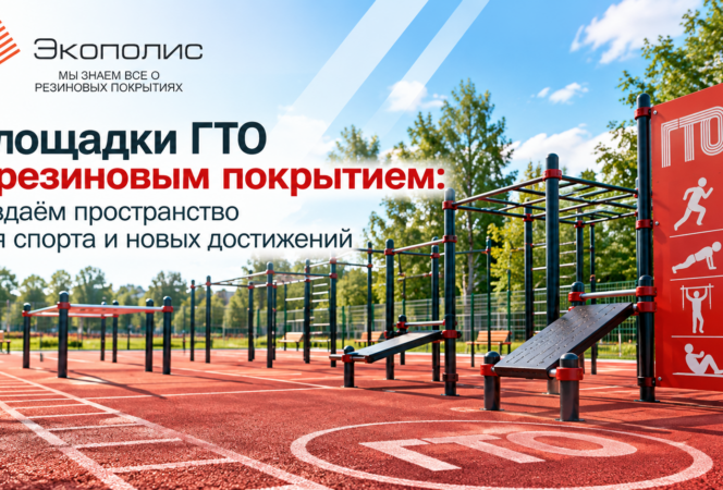 Площадки ГТО с резиновым покрытием: создаём пространство для спорта и новых достижений