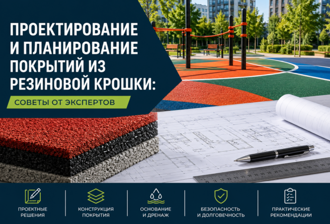 Проектирование и планирование покрытий из резиновой крошки: советы от экспертов